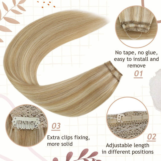 halo hair extensions human hair,real human hair, easily apply, easily install, easily remove, thick end hair, hair extensions,