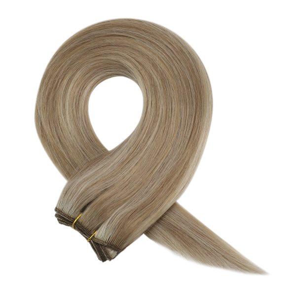 sew in weft hair extensions,weft hair extensions,weft extensionshair weft bundles, permanent tape ins hair, single drawn hair, 100% real human hair, silky smooth hair, hair extensions, fantasy colors, fashion color, promotion, on sale, discount, best hair on sale