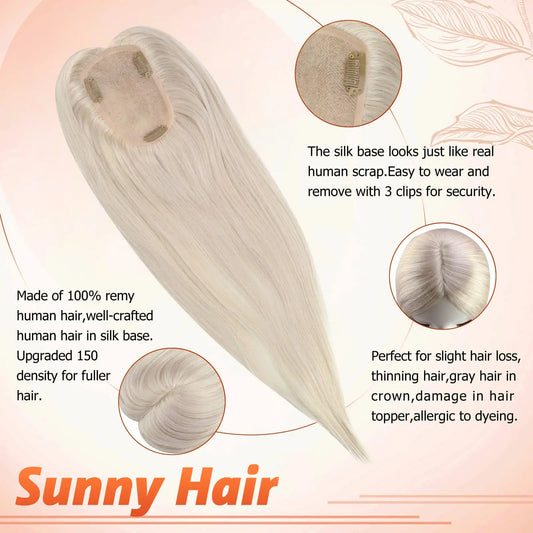 human hair topper,high quality remy hair extensions,hair topper women,hair topper wig,hair topper silk base,hair topper human hair,hair topper for women,hair topper for thinning crown,hair topper,clip on hair topper,Best Hair Topper with Clips,silk base hair topper,best hair topper,silk hair topper,remy hair,distribute seams at will,invisible topper,mono topper hair,mono topper,light yellow hair,Hair Volumizers,Clip-In Hair Volumizers