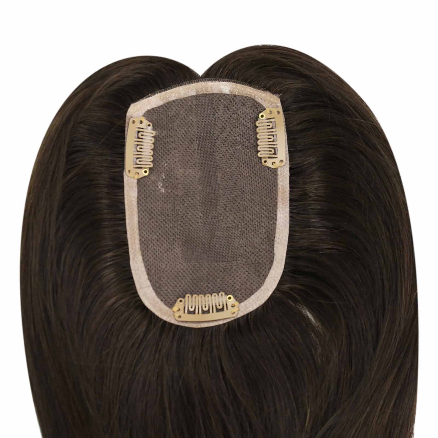 Mono Topper,human hair topper,high-quality remy hair extensions,hair topper women,hair topper,wig,hair topper silk base,hair topper human hair,dark brown hair topper,brown hair topper,natural brown hair topper,dark brown hair topper,Hair Volumizers,Clip-In Hair Volumizers