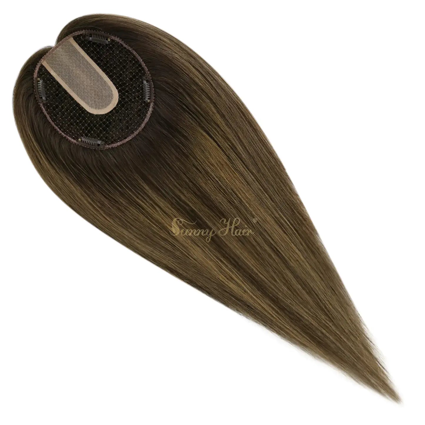 fishnet hair pieces women toppee,Clip-in fishnet topper,Glam Seamless Hair Extensions,high quality virgin hair extensions,hair topper women,hair topper wig,hair topper silk base,hair topper human hair,hair topper for women,hair topper for thinning crown,hair topper,clip on hair topper,dark brown hair topper,human hair topper medium brown,balayage hair topper,brown highlight,blonde highlight,skin top fish net human hair topper,breathable fishnet human hair topper