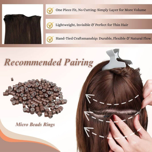 best hand tied hair extensions human hair weft