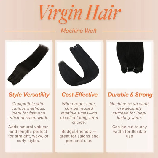 the advantage of weft hair extensions