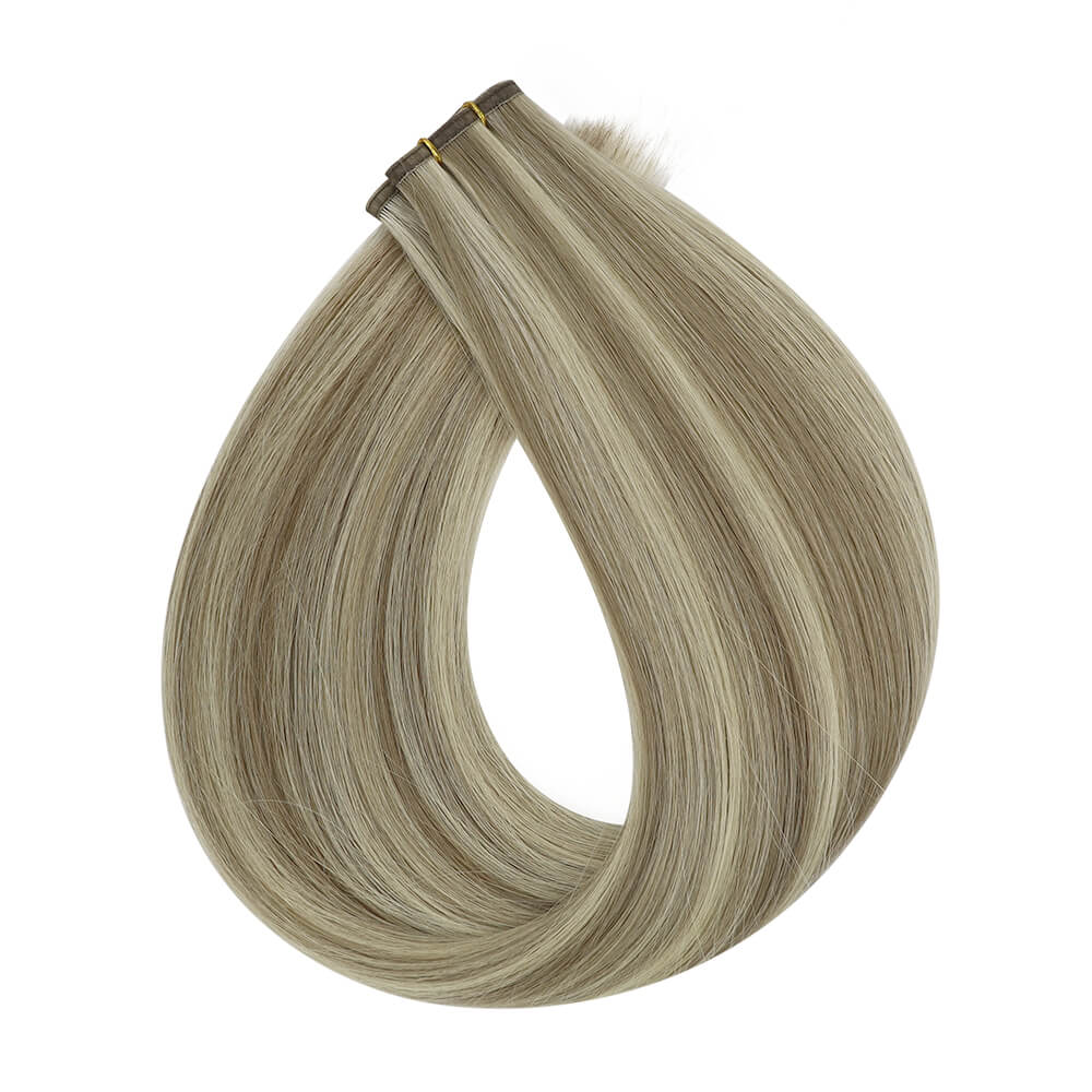 flat_silk_weft_hair_extensions,sew in hair extensions