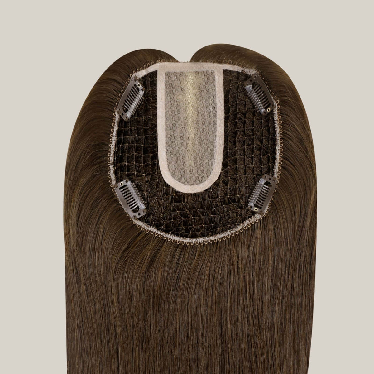 Virgin Hair Fishnet Topper Hair 6x6 Inch