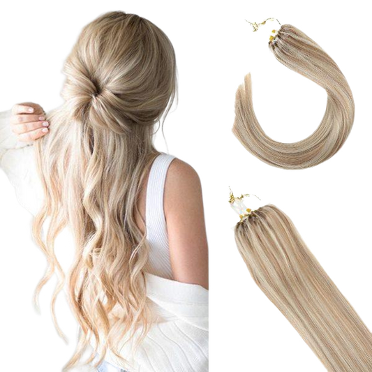 100% human hair extensions micro ring