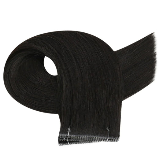 [40% OFF] Sunny Hair Flower Virgin Hair Tape Hair Extensions Natrual Black#1B