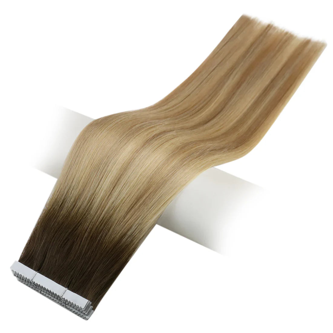 [40% OFF] Sunny Hair Flower Virgin Hair Tape Hair Extensions Balayage Brown #3/8/22