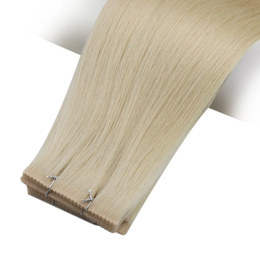 [40% OFF] Sunny Hair Flower Virgin Hair Tape Hair Extensions Blonde #60