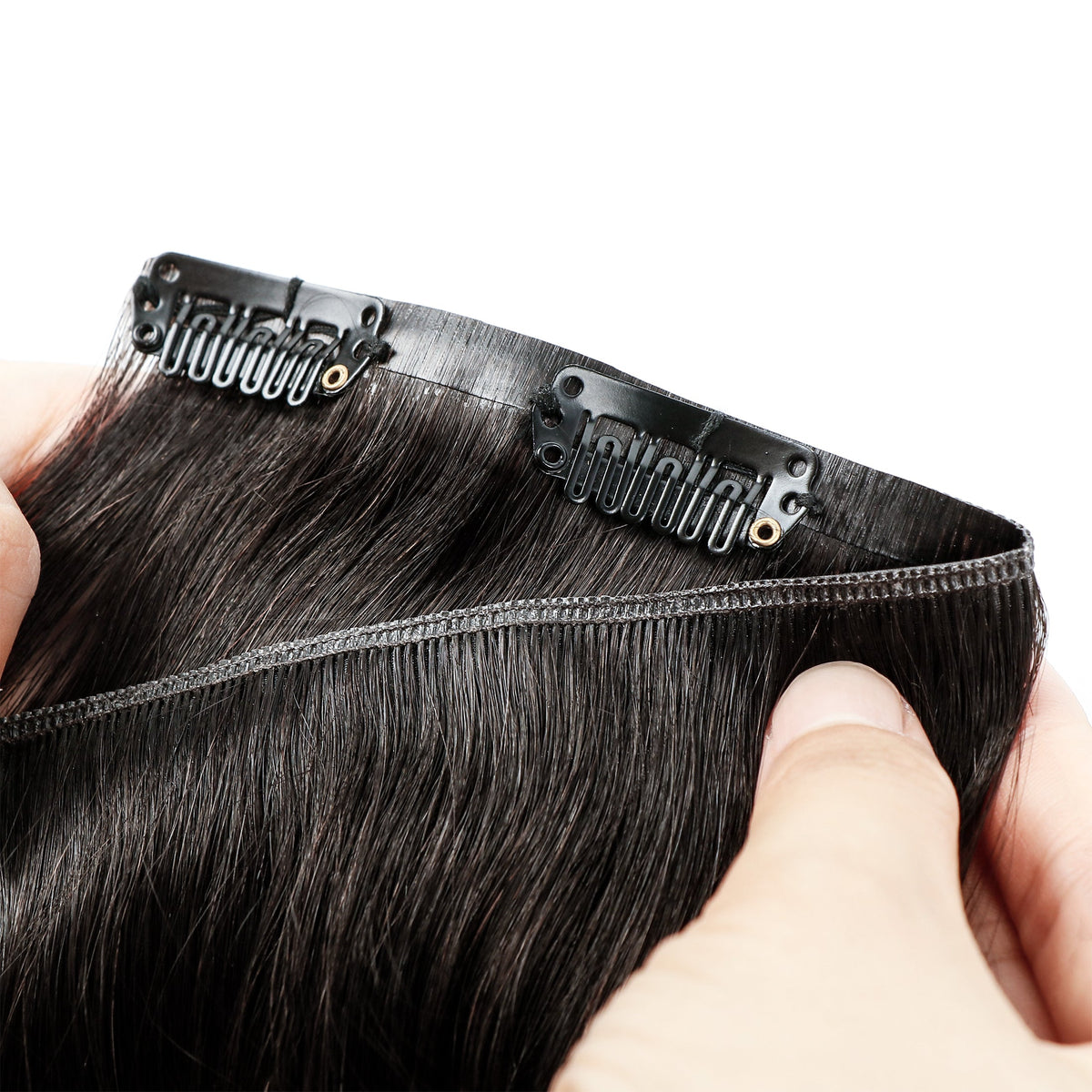 [Pre-Sale] Genius PU Clip in Hair Extensions Best Clip in Hair with Blonde Higlights#P16/22