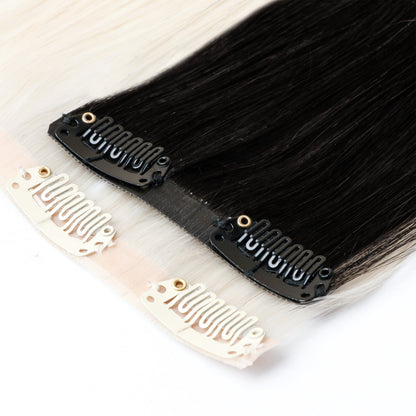 [Pre-Sale] Genius PU Clip in Hair Extensions Best Clip in Hair with Blonde Higlights#P16/22