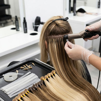 Italian Glue Strips Glass Protein Adhesive for pre-bonded hair extensions