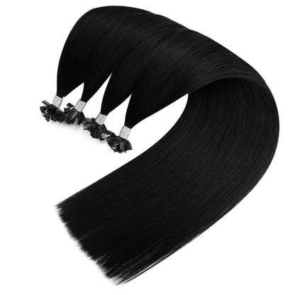 k tip human hair extensions black hair