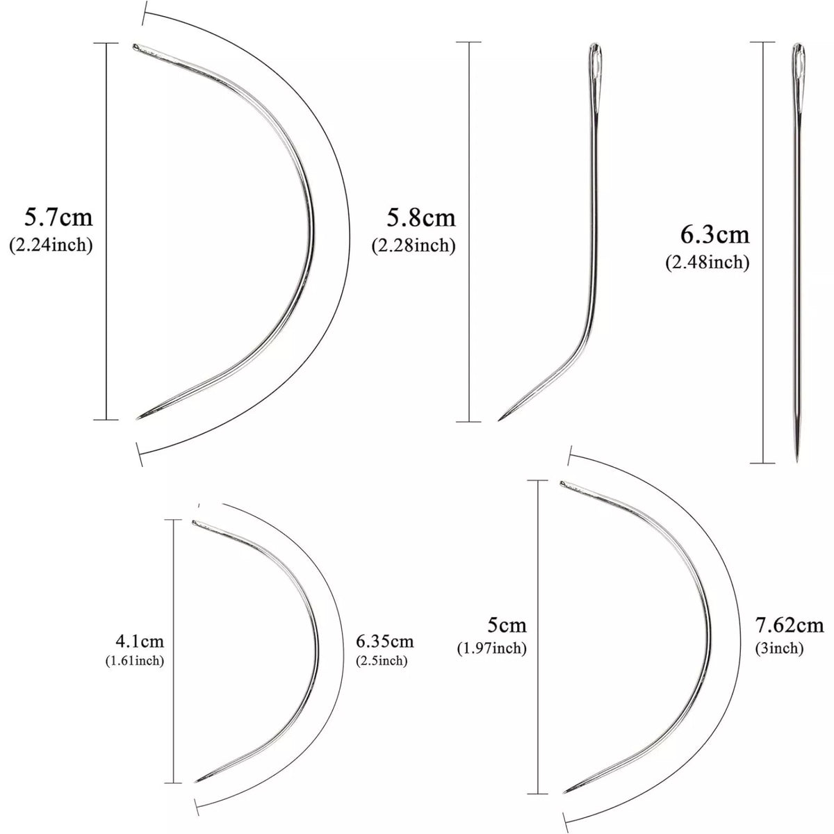 Hair Extensions Sewing Needle for Sew in Extensions
