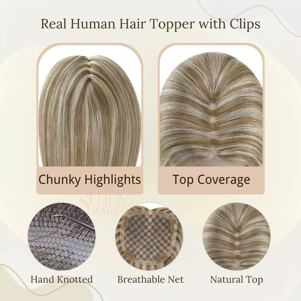 premium hair toppers for volume and length