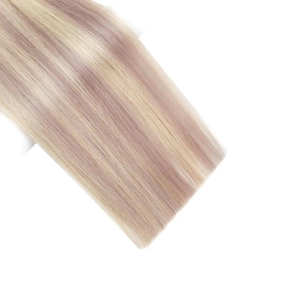 human hair extensions flat silk weft extensions for salon