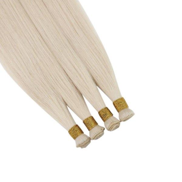 hand tied weft extensions human hair