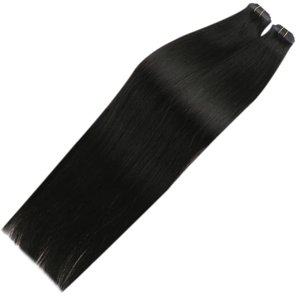 20inch flat weft hair extensions high quality human hair