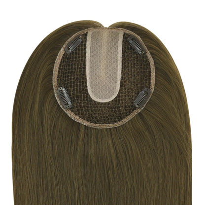 virgin human hair topper