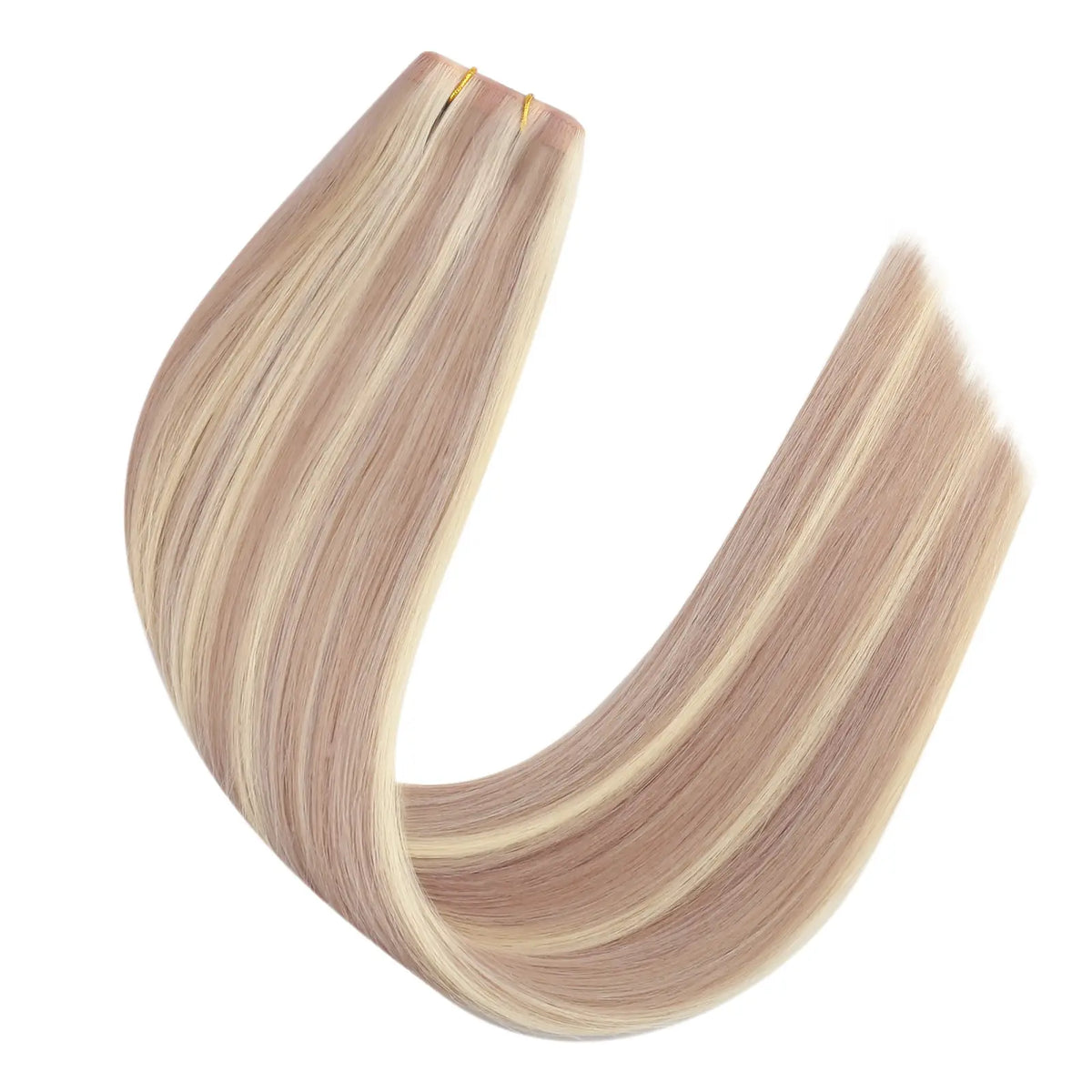butterfly weft hair extensions highlight blonde color