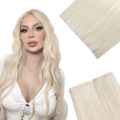 pu hole weft hair extensions butterfly weft