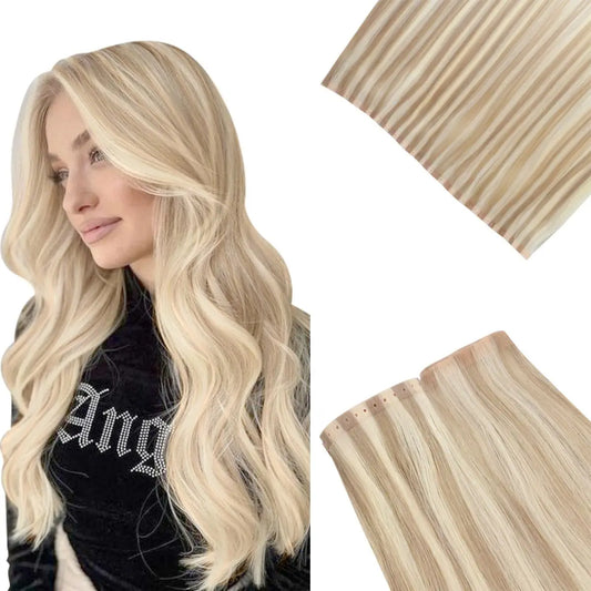 butterfly weft extensions，hole weft hair