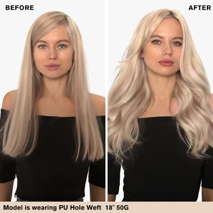 butterfly weft hair extensions tangle free human hair