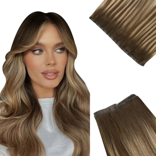 Butterfly Weft Hair Extensions Real Human Hair