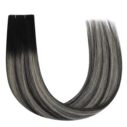 butterfly weft hair extensions virgin human hair for women