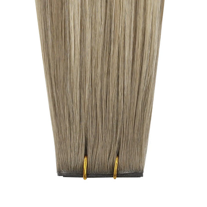 real human hair bundles butterfly weft hair extensions