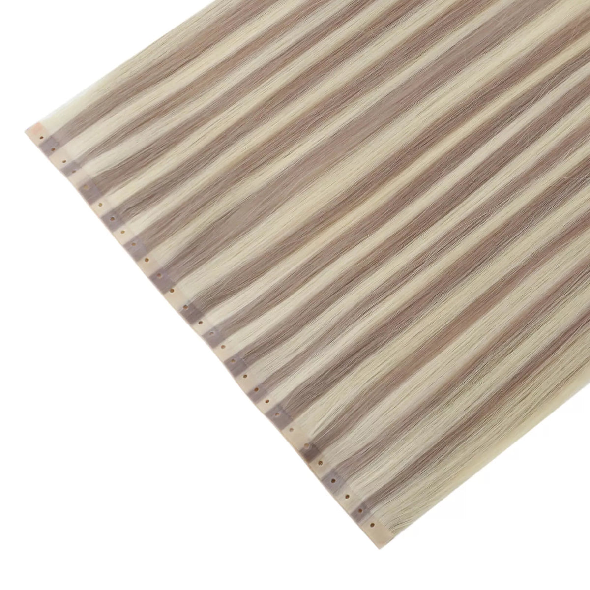 highlight blonde butterfly weft hair extensions invisible human hair