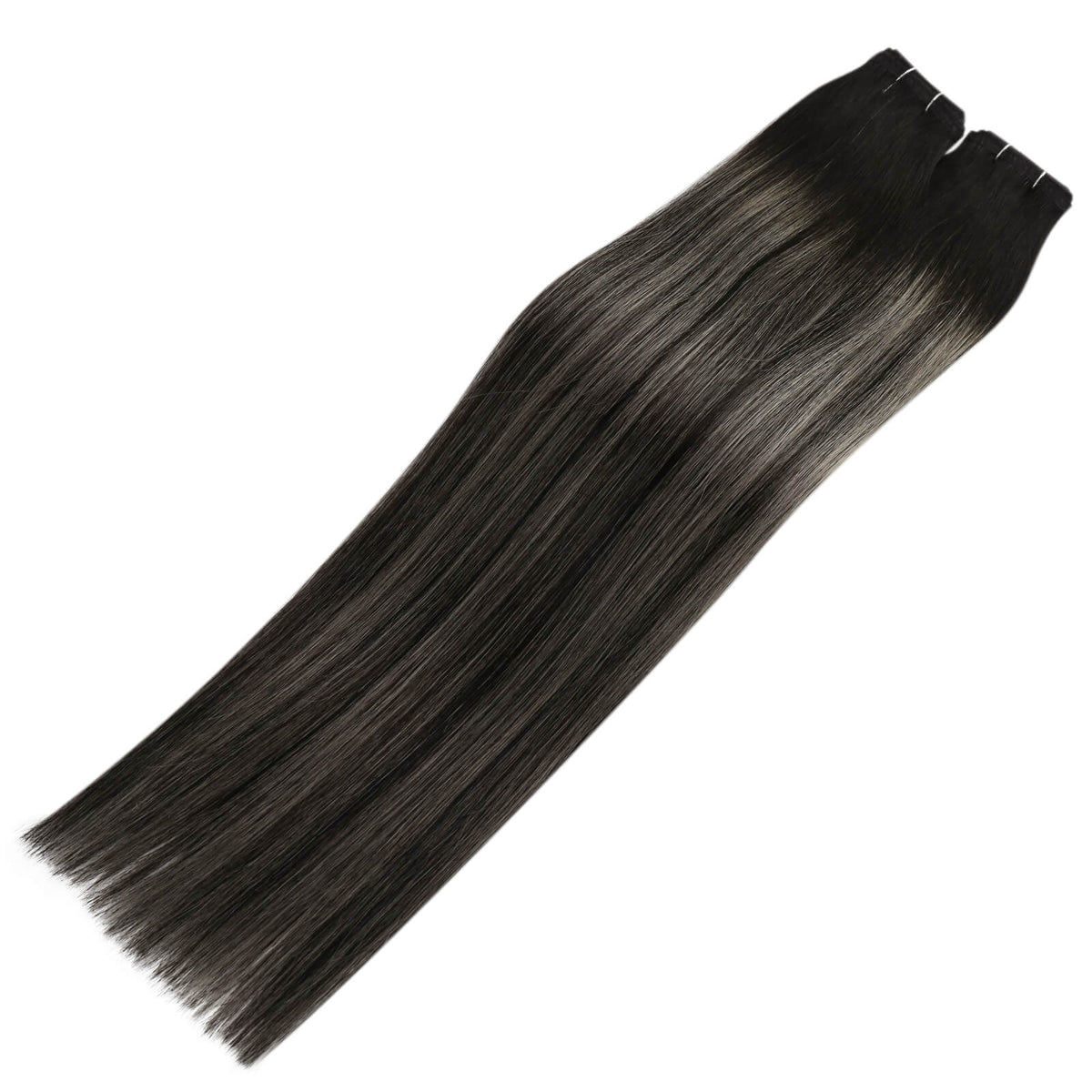 virgin human hair invisible flat weft hair extensions for salon