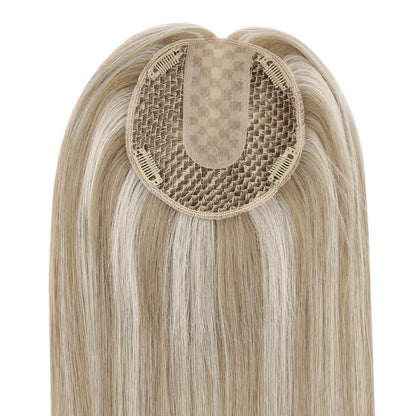 cuticle intact human hair toppers for women