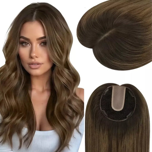 fishnet human hair toppers