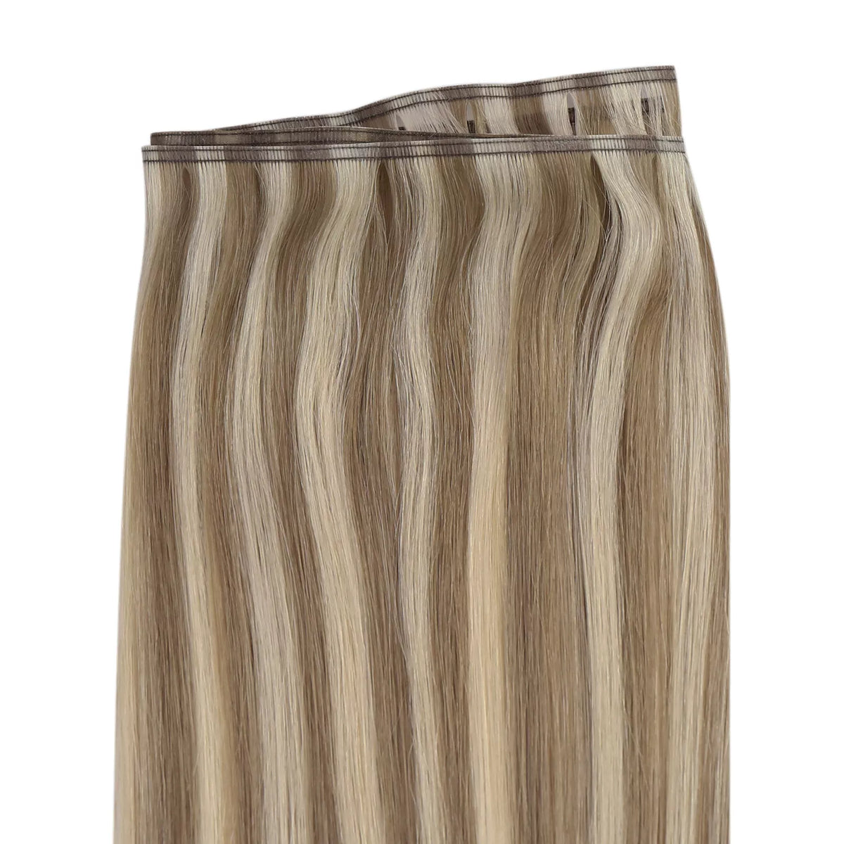 virgin hair flat silk weft extensions