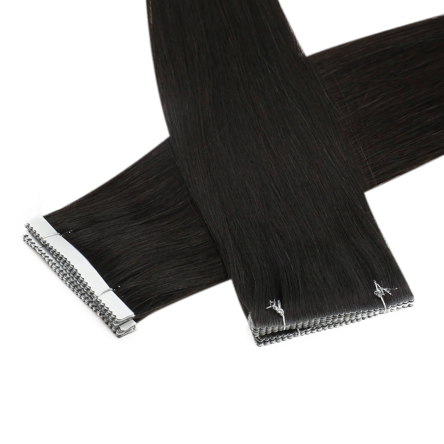 [40% OFF] Sunny Hair Flower Virgin Hair Tape Hair Extensions Jet Black#1