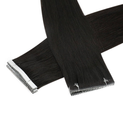 [40% OFF] Sunny Hair Flower Virgin Hair Tape Hair Extensions Jet Black#1