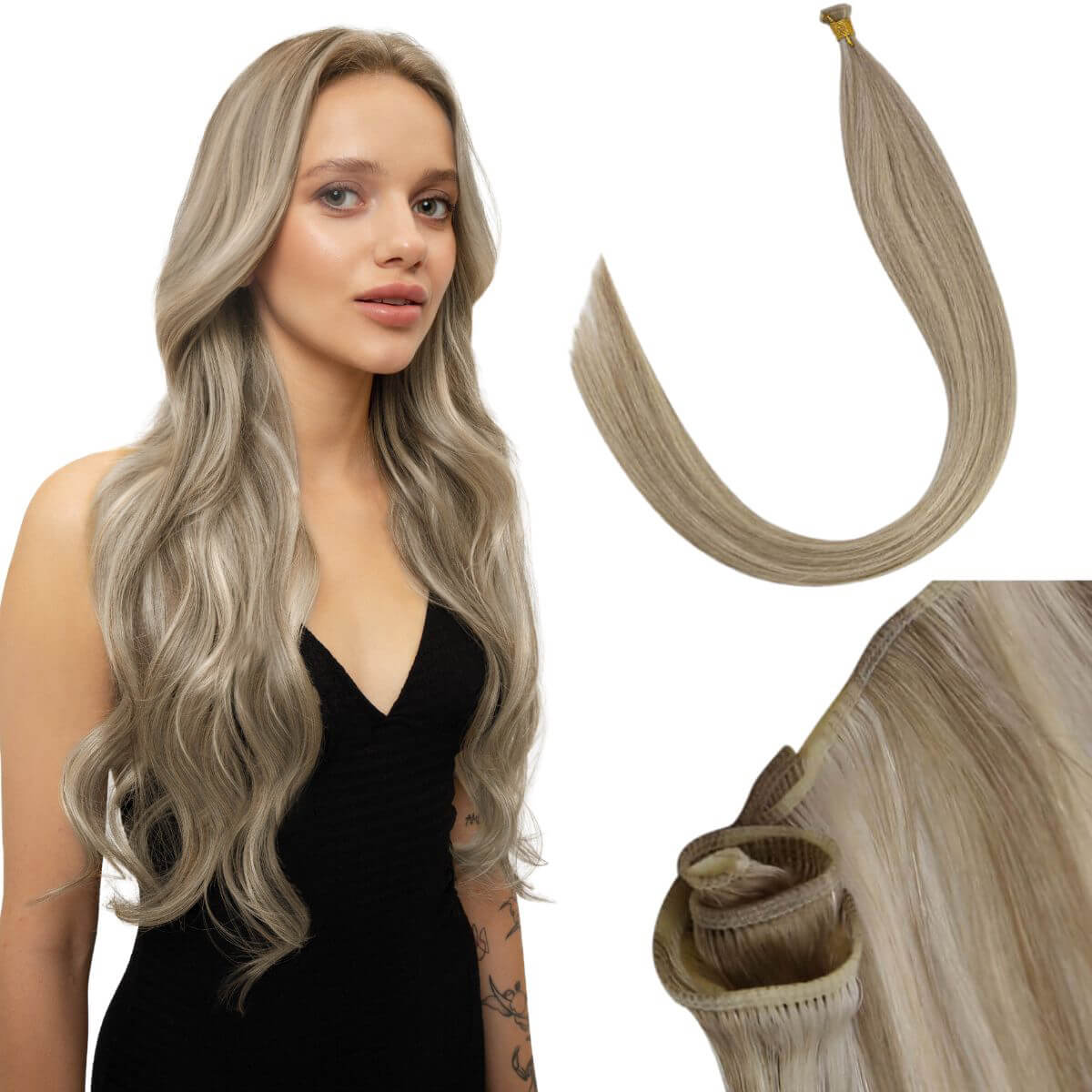 sew in hair extensions invisible genius weft p8/60