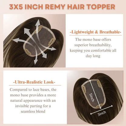 hair piece for top of head thinning hair