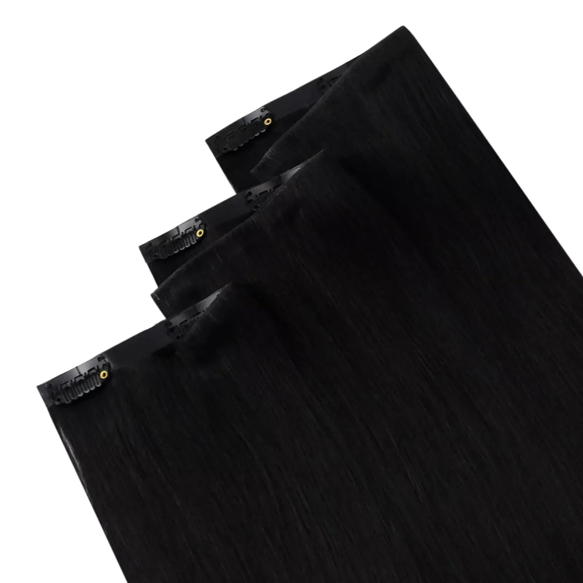 [Pre-Sale] Injection PU Clip in Hair Extensions Best Clip in Hair Jet Black#1
