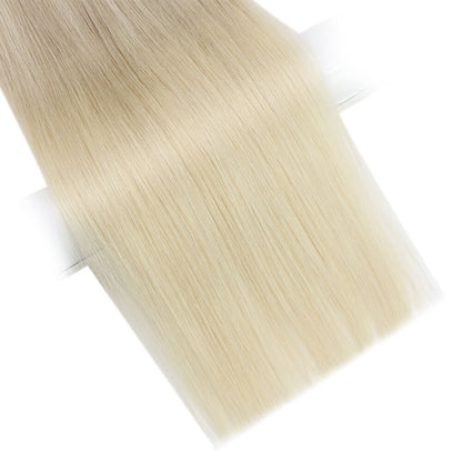 thick end flat weft hair extensions for women