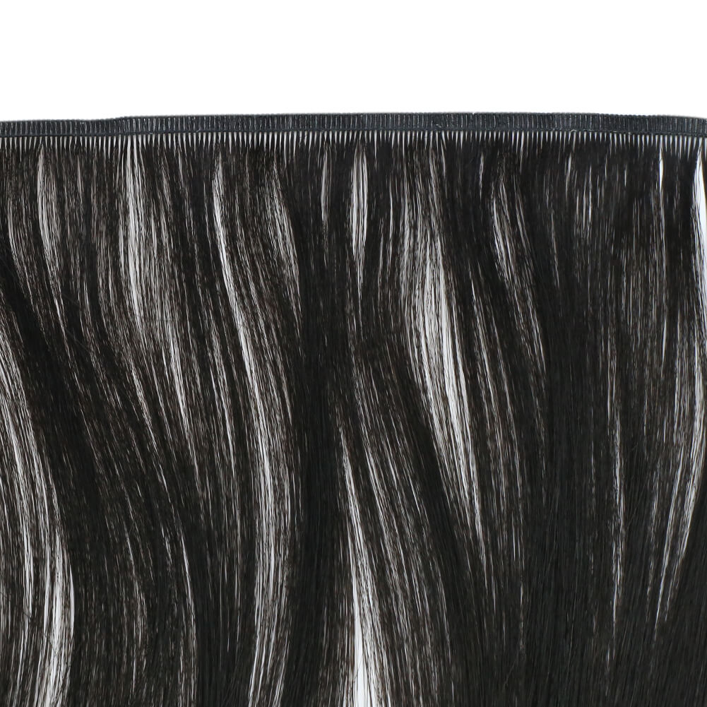 invisible flat weft hair extensions for women