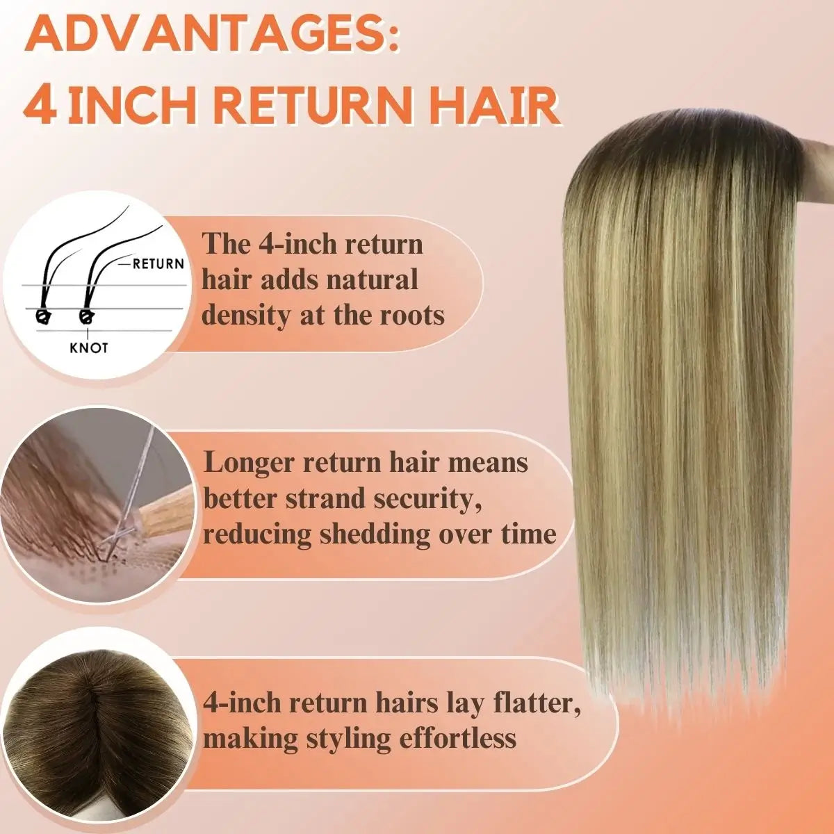 invisible hair topper for thinning hair