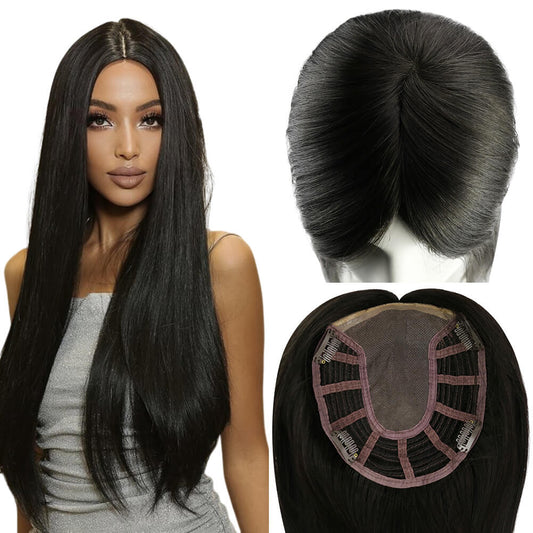 sunny hair topper,hair extensions,clip in hair extensions,human hair extensions,hair extensions for thin hair,hair extensions clip in,best clip in hair extensions,best hair extensions for fine hair,Silk hair topper,mono topper hair,Mono topper,human hair topper,hair topper for thinning crown,hair topper,virgin hair extensions,dark brown hair topper,natural black hair topper,silk base topper hair,100% real hair,human hair,black hair,black topper,Hair Volumizers,Clip-In Hair Volumizers