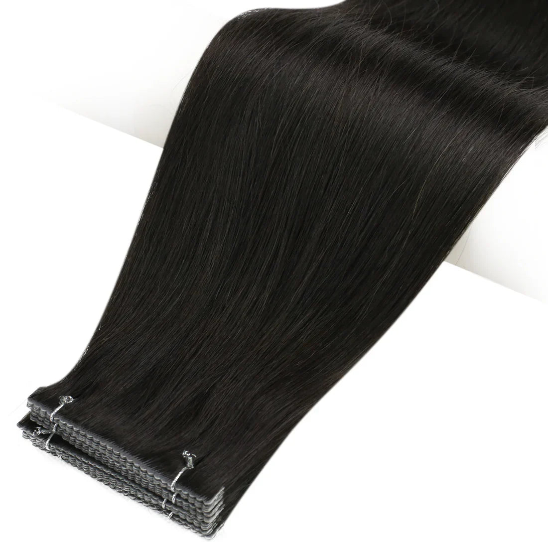 [40% OFF] Sunny Hair Flower Virgin Hair Tape Hair Extensions Natrual Black#1B