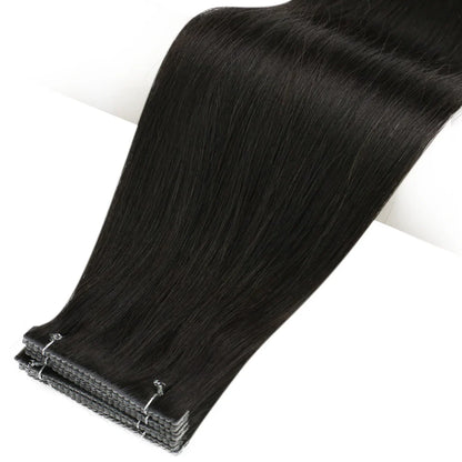 [40% OFF] Sunny Hair Flower Virgin Hair Tape Hair Extensions Natrual Black#1B