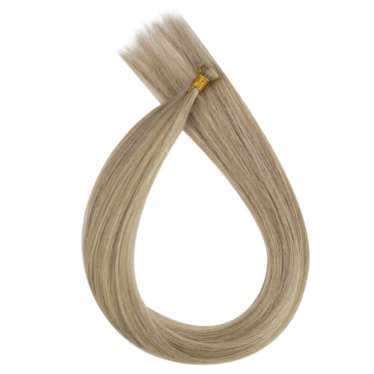 invisible genius weft hair extensions for women highlight blonde color