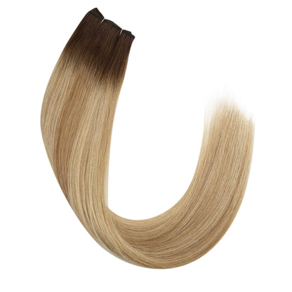 machine made weft hair extensions human hair