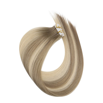 undetectable tape in hair extensions for women