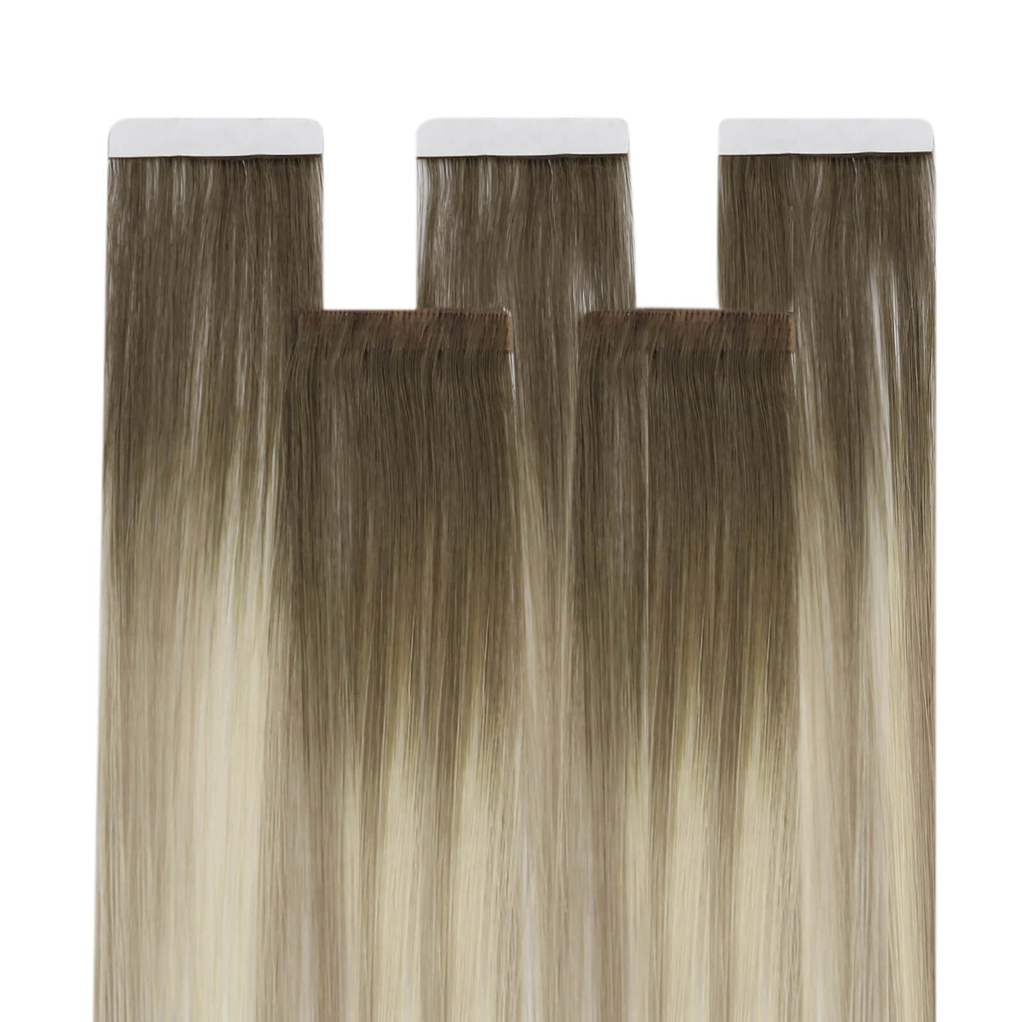 [40% OFF] Virgin Hair Invisible Tape in Hair Extensions Virgin Hair Balayage Blonde #4/7/80